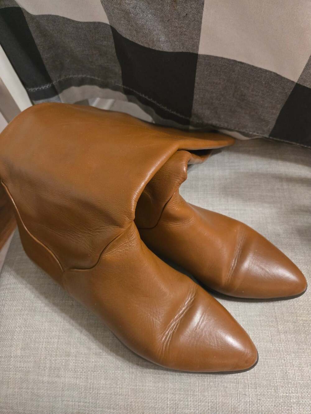 Bandolino Leather Tall Boots Brown Size 9